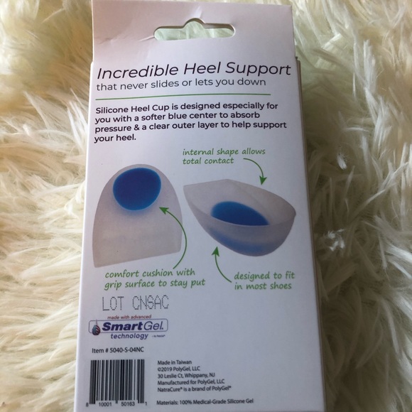 10 pairs Silicone cushion heel cup New - Picture 9 of 9